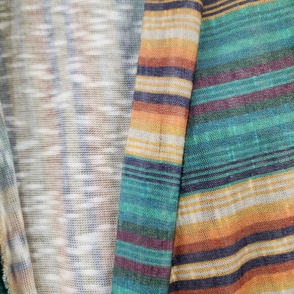 Rock & Roll Vest Womens Medium Multicolor Western Cowgirl Lace Up Sleeveless - Picture 10 of 10